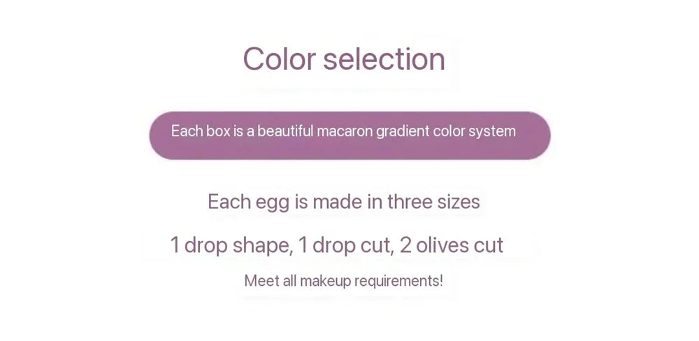 4PCS make-up Sponge Blender Beauty Egg Cosmetic Puff - Měkká nadace & Prachové houbičky pro ženy, profesionální nástroje krásy