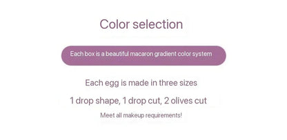 4PCS make-up Sponge Blender Beauty Egg Cosmetic Puff - Měkká nadace & Prachové houbičky pro ženy, profesionální nástroje krásy