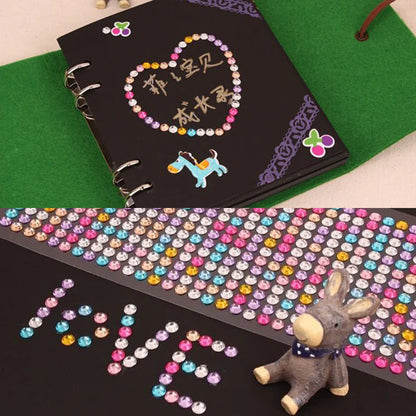 1040/900/504Ks Akrylová vrtačka DIY Crystal Shainstone Samolepky pro telefonní případy, karty a řemesel