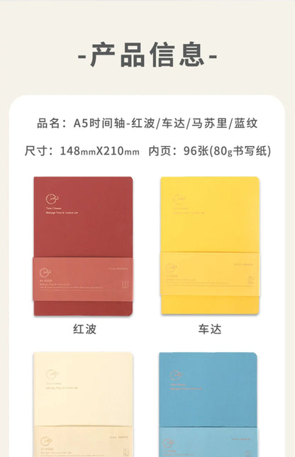 Kinbor Weekly Planner Notebook Undated Daily & Monthly Agenda Journa