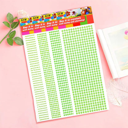 1040/900/504Ks Akrylová vrtačka DIY Crystal Shainstone Samolepky pro telefonní případy, karty a řemesel