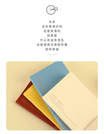 Kinbor Weekly Planner Notebook Undated Daily & Monthly Agenda Journa