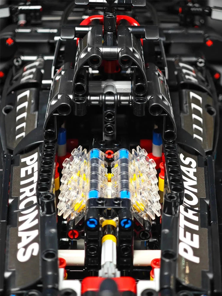 Technologie 1642PCS Mechanické Racing Automobilové budovy bloky W14 Místo konání Racing Model Kit pro dospělé a děti