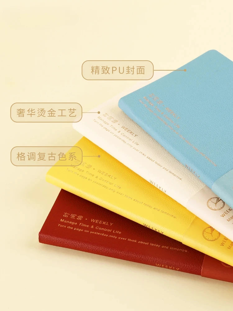 Kinbor Weekly Planner Notebook Undated Daily & Monthly Agenda Journa