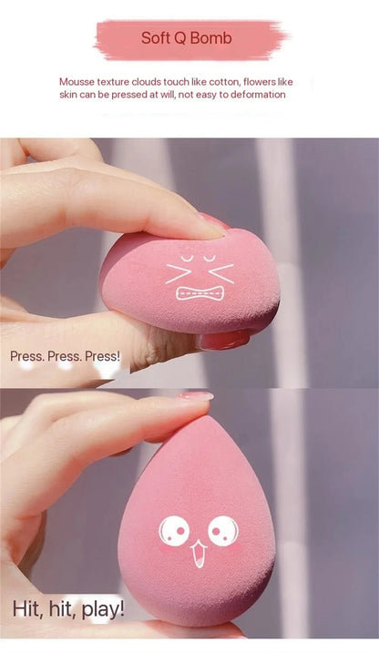 4PCS make-up Sponge Blender Beauty Egg Cosmetic Puff - Měkká nadace & Prachové houbičky pro ženy, profesionální nástroje krásy