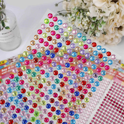 1040/900/504Ks Akrylová vrtačka DIY Crystal Shainstone Samolepky pro telefonní případy, karty a řemesel