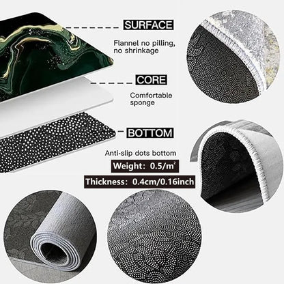 Kancelářská židle VIKAMA Mat Anti-Slip, Oblečení-Rezistanční Koberec pro Domov & Kancelář Ochrana podlahy