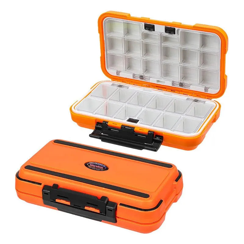 Premium Vodotěsný dvoused-rybolov Tackle Box Ş Multifunkční Bait & Tool Organizátor
