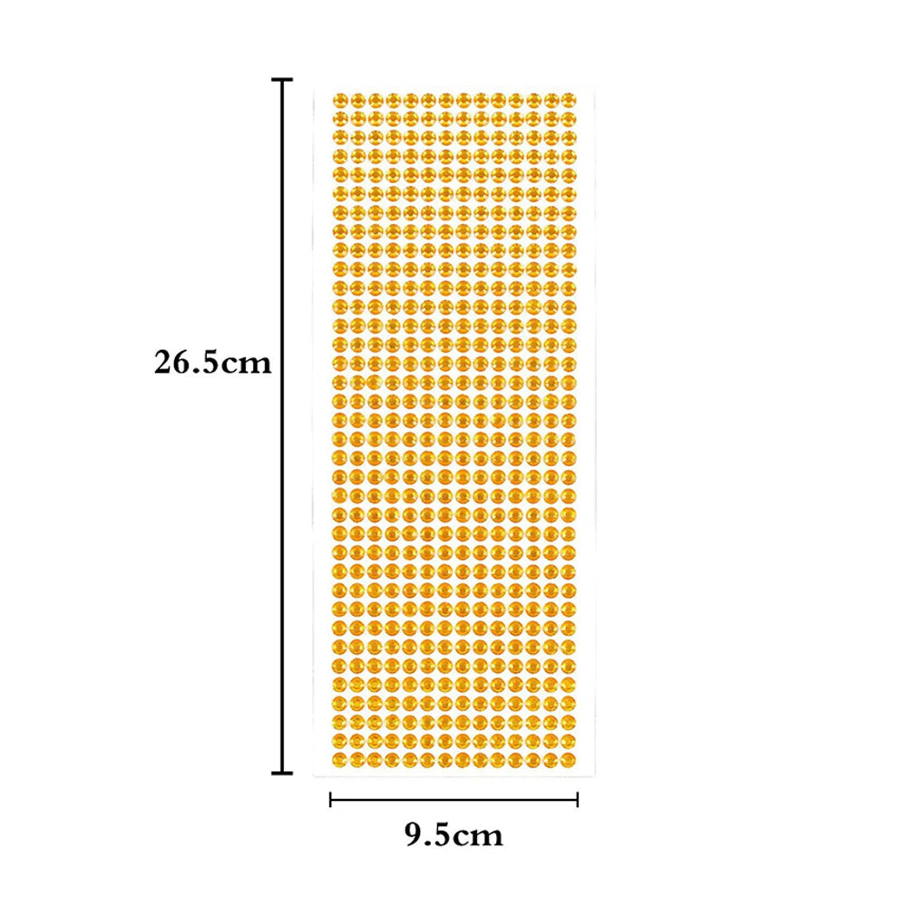 1040/900/504Ks Akrylová vrtačka DIY Crystal Shainstone Samolepky pro telefonní případy, karty a řemesel