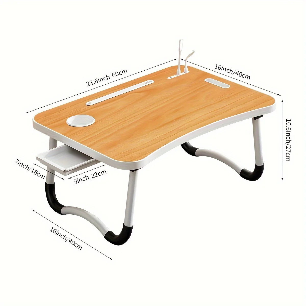 Ultra velké přenosné notebooku Bed Table ? ? Skládací počítač Desk pro postel, pohovku nebo podlahu