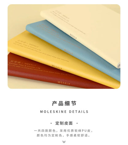 Kinbor Weekly Planner Notebook Undated Daily & Monthly Agenda Journa