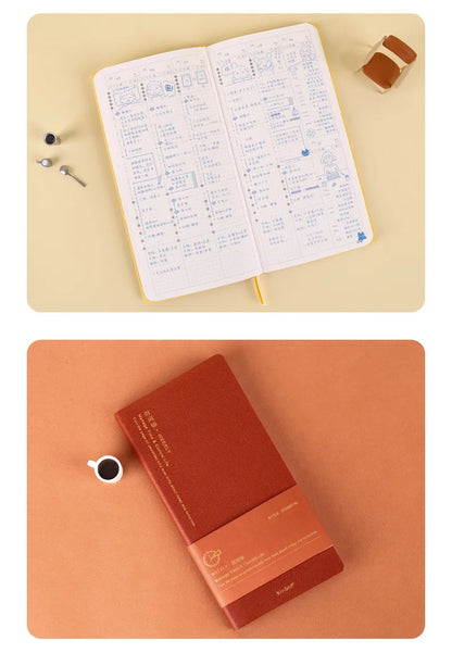 Kinbor Weekly Planner Notebook Undated Daily & Monthly Agenda Journa
