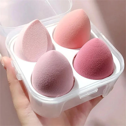 4PCS make-up Sponge Blender Beauty Egg Cosmetic Puff - Měkká nadace & Prachové houbičky pro ženy, profesionální nástroje krásy
