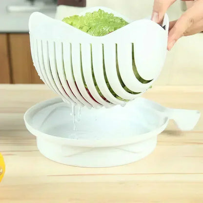 Zeleninový salát Chopper Bowl Multifunkční ovoce a zelenina Cutter, Slicer a Strainer pro kuchyni