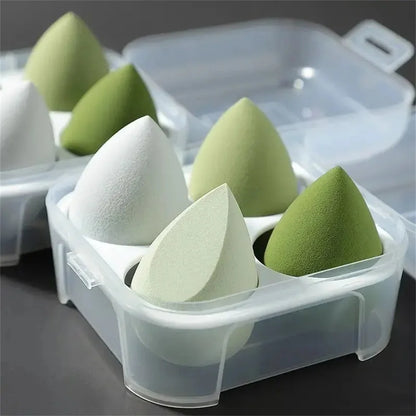 4PCS make-up Sponge Blender Beauty Egg Cosmetic Puff - Měkká nadace & Prachové houbičky pro ženy, profesionální nástroje krásy